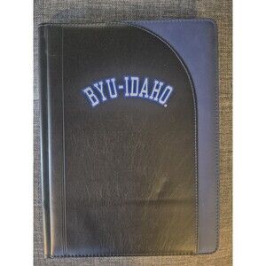 BYU Faux leather Portfolio "Delux student Padfolio" 12/13